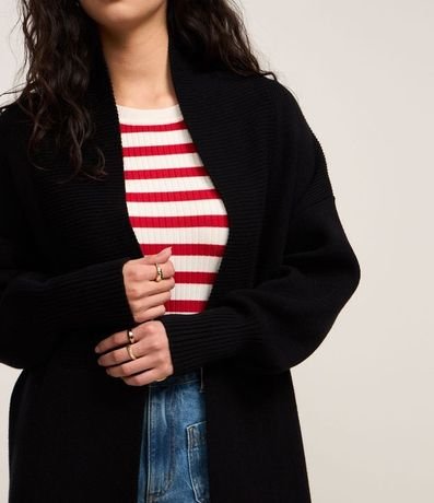 Cardigan en Punto con Sisa Deslocado 4