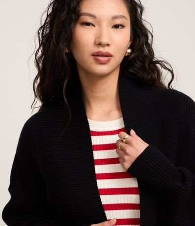 Cardigan en Punto con Sisa Deslocado 5