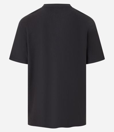 Remera Relaxed en Algodón con Textura Chevron 7