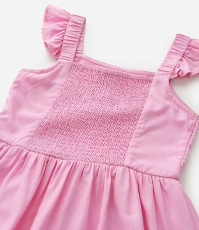 Vestido Infantil con Broderie y Fruncido - Talle 5 a 14 años 7