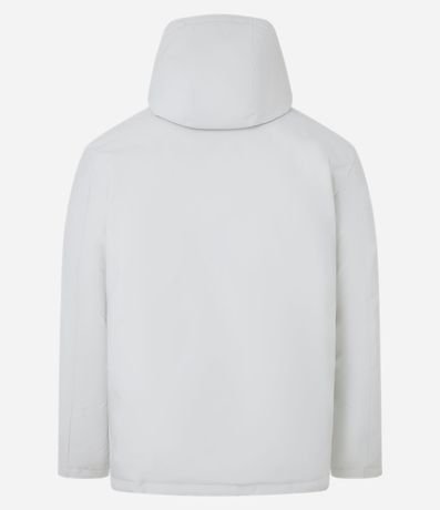 Campera Deportiva con Capucha y Estampa Lettering 11