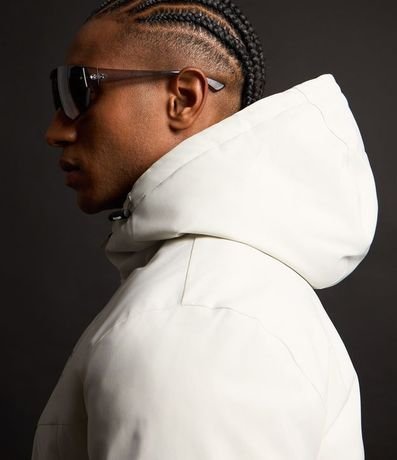 Campera Deportiva con Capucha y Estampa Lettering 4