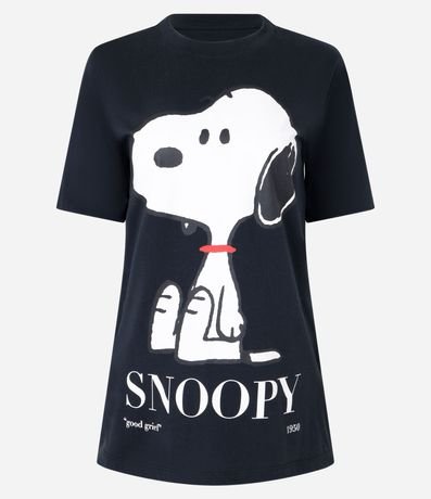 Remera en Algodón con Estampa Snoopy 4