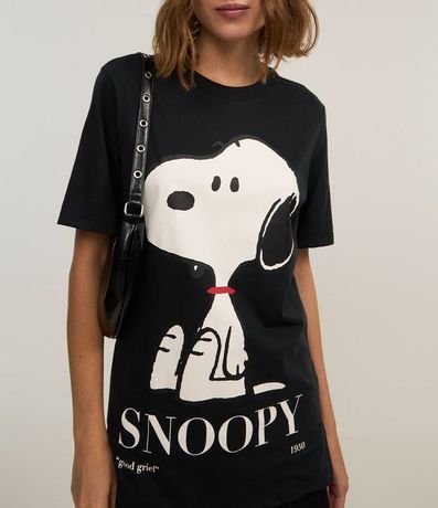 Remera en Algodón con Estampa Snoopy 3