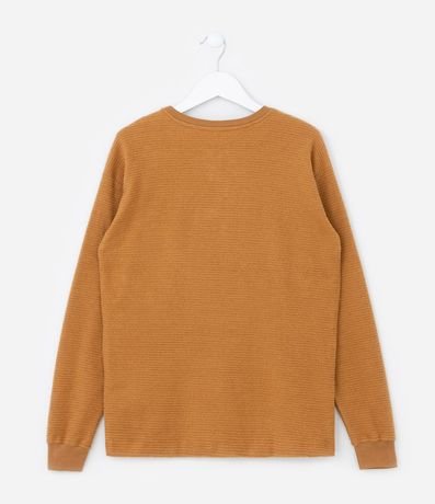 Remera Infantil con Textura Rayada - Talle 5 a 14 años 2