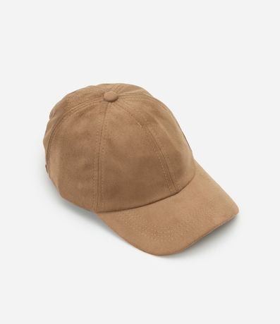 Gorra Aba Curva en Gamuza Básico