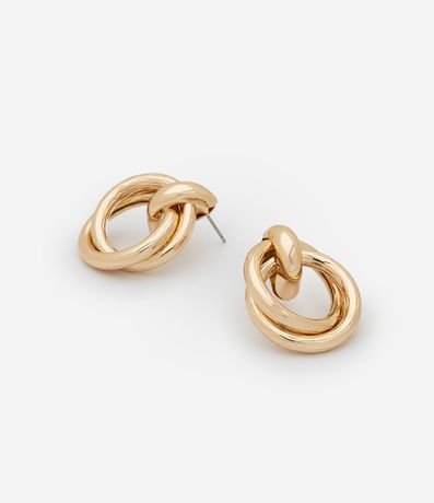 Caravana Botón en Metal con Formato Nudo Doble 2