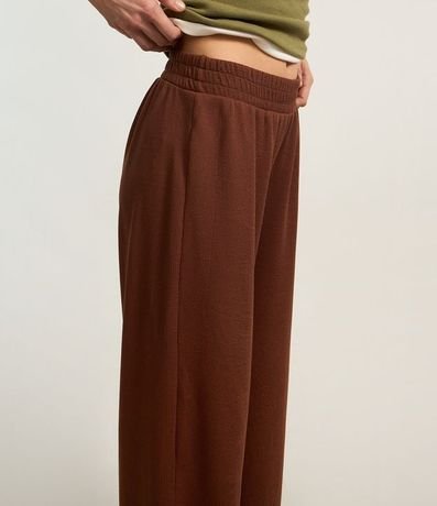 Pantalón Recto en Rib Texturizada 3