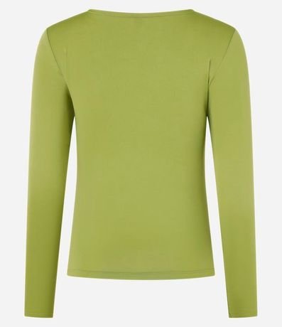 Blusa en Microfibra con Torcido en el Cuello y Recorte Cutout 5