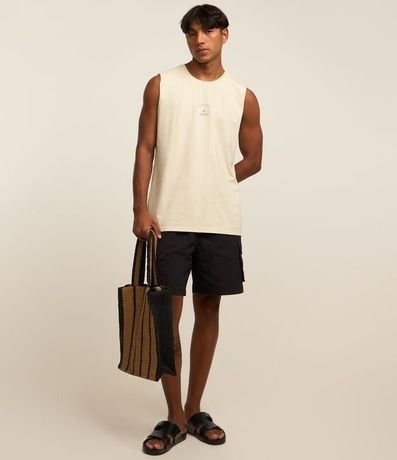 Musculosa Comfort en Algodón con Estampa Lettering 2