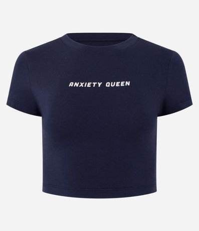 Blusa New T-shirt en Algodón con Estampa Anxiety Queen 3