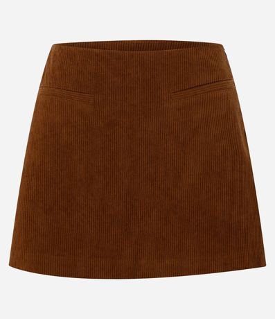 Short Pollera Corto en Terciopelo Pana 6