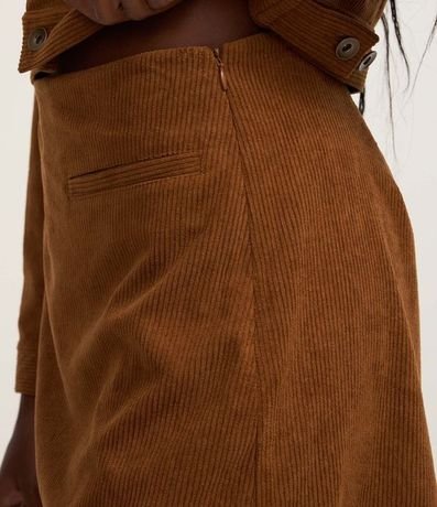 Short Pollera Corto en Terciopelo Pana 4