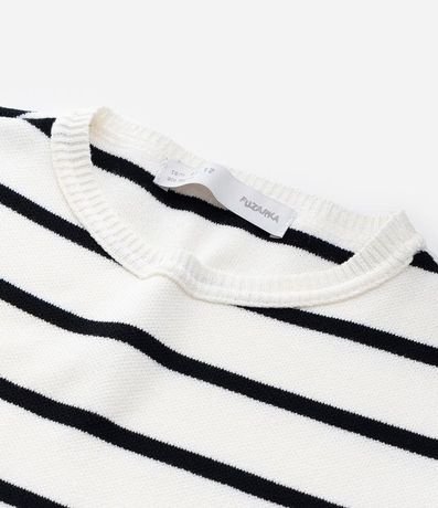 Blusa Infantil en Punto con Rayas - Talle 5 a 14 años 4