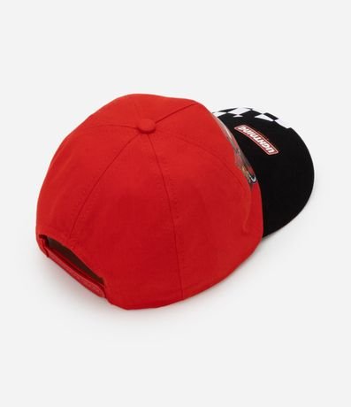 Gorra Ala Recta Infantil con Estampa Rayo McQueen - Talle único 2