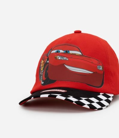 Gorra Ala Recta Infantil con Estampa Rayo McQueen - Talle único 4