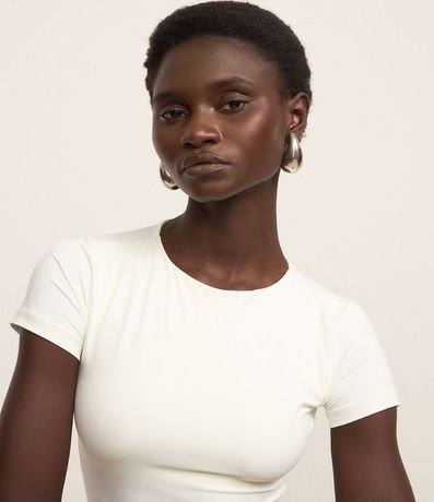 Body Básico en Poliamida con Mangas Cortas 4