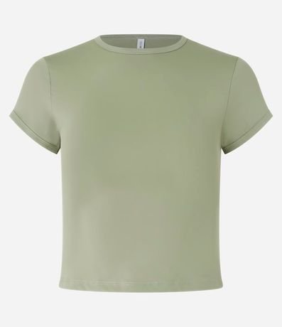 Blusa Básica en Poliamida con Manga Corta 1