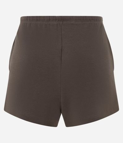 Short Básico en Rib con Lazo en la Cintura 6