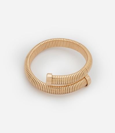 Pulsera Serpiente Flexível con Puntas