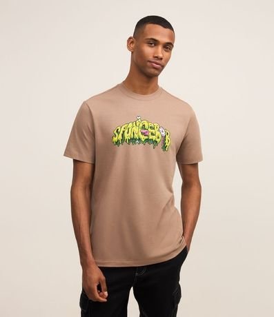 Remera Comfort con Estampa Bob Esponja