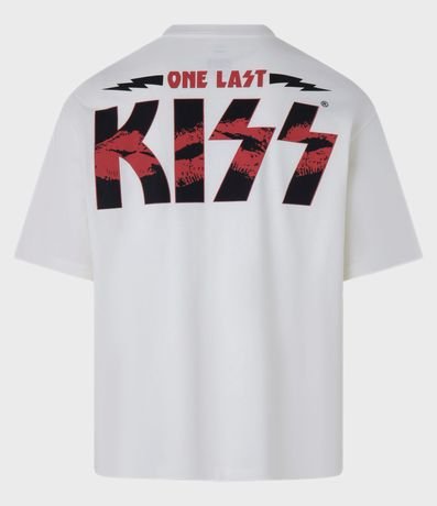 Remera Boxy con Estampa Kiss 2