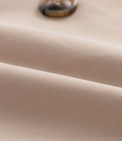 Campera Trench Coat Crpped en Gabardine con Botones Curve & Plus Size 7