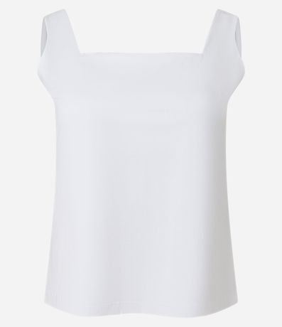 Blusa en Poliamida con Escote Cuadrado 7