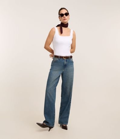 Blusa en Poliamida con Escote Cuadrado 2
