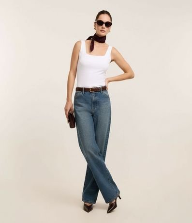 Blusa en Poliamida con Escote Cuadrado 4