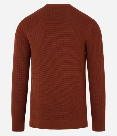 Suéter en Malla con Textura de Cuadros Grid 7