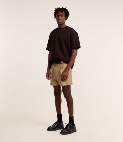 Remera Boxy Tech en Malla Pesada 2