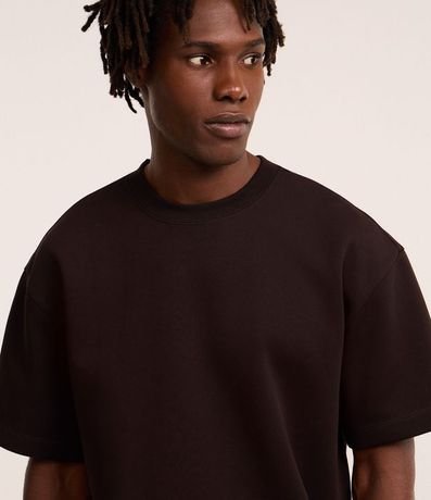 Remera Boxy Tech en Malla Pesada 5