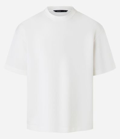 Remera Boxy Tech en Malla Pesada 7