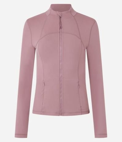 Campera Deportiva en Microfibra con Recortes y Bolsillos 4