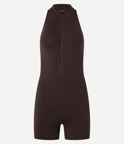 Enterito Deportivo en Poliamida con Cremallera Delantero y Detalle Espalda 5