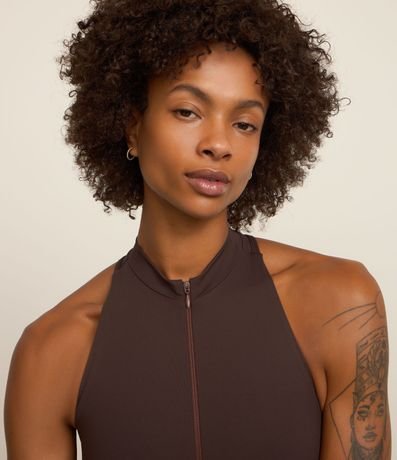 Enterito Deportivo en Poliamida con Cremallera Delantero y Detalle Espalda 4