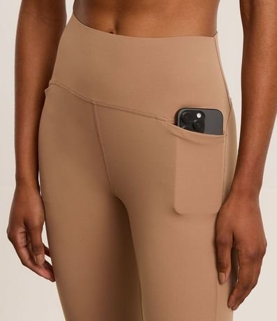 Pantalón Legging Corrida en Microfibra con Elástico Porta Remera 3