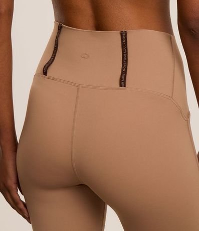 Pantalón Legging Corrida en Microfibra con Elástico Porta Remera 5