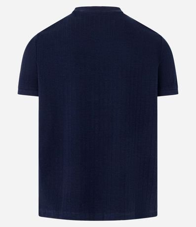 Remera Slim en Algodón con Textura Acanalada 8