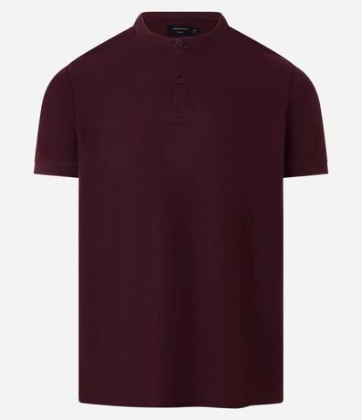 Polo Manga Corta Cuello Mao 5