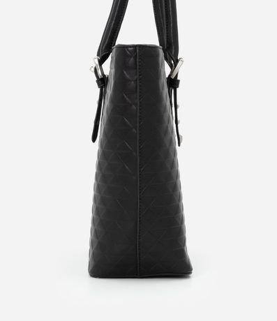 Bolsa Shopper Grande con Textura y Detalles en la Asa 3