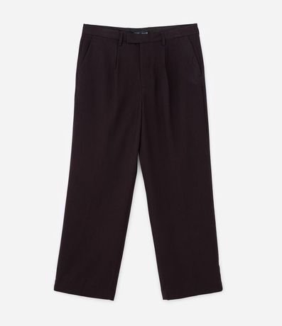 Pantalón Wide Leg con Bolsillo y Friso Sastre 5