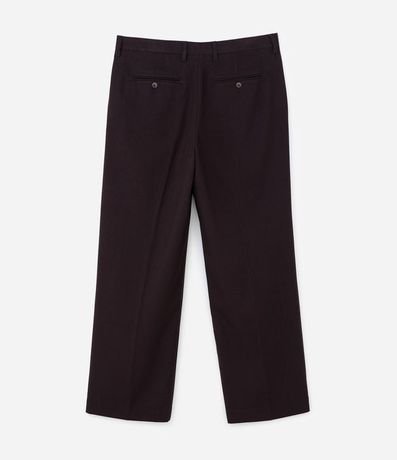 Pantalón Wide Leg con Bolsillo y Friso Sastre 6