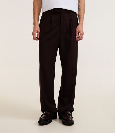 Pantalón Wide Leg con Bolsillo y Friso Sastre 2