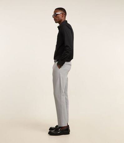 Pantalón Slim en Sastrería con Trabilla y Bolsillo 7