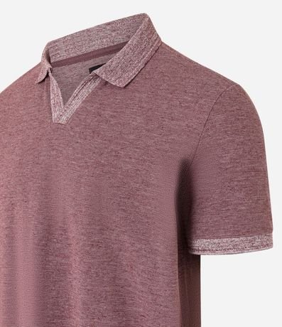 Polo Comfort en Algodón Texturizado con Manga Corta 6