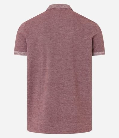 Polo Comfort en Algodón Texturizado con Manga Corta 7