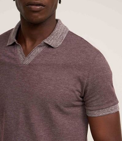Polo Comfort en Algodón Texturizado con Manga Corta 3