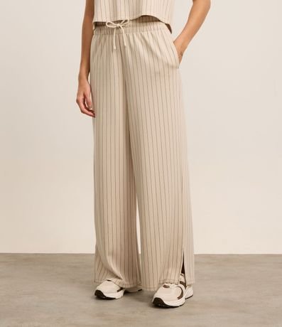 Pantalón Deportiva Reta con Estampa Rayada 2